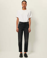 Women MOMON O Brocken Black | Jeans
