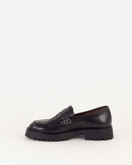 Women BARCELO Black Leather | Loafers