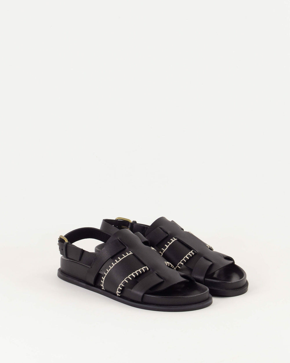 Women SIDI Black Leather | Sandals