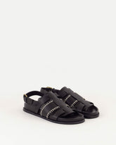 Women SIDI Black Leather | Sandals