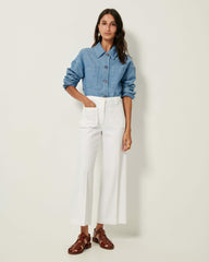 Women ALDRICKS Optical White | Pants