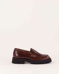 Women BARCELO Mogano Leather | Loafers