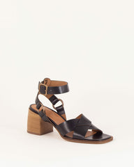Women OONA Black Leather | Sandals