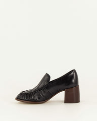 Women HIKARI Black Leather | Loafers