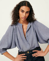 Women A VIEW Chambray Blue | Blouse