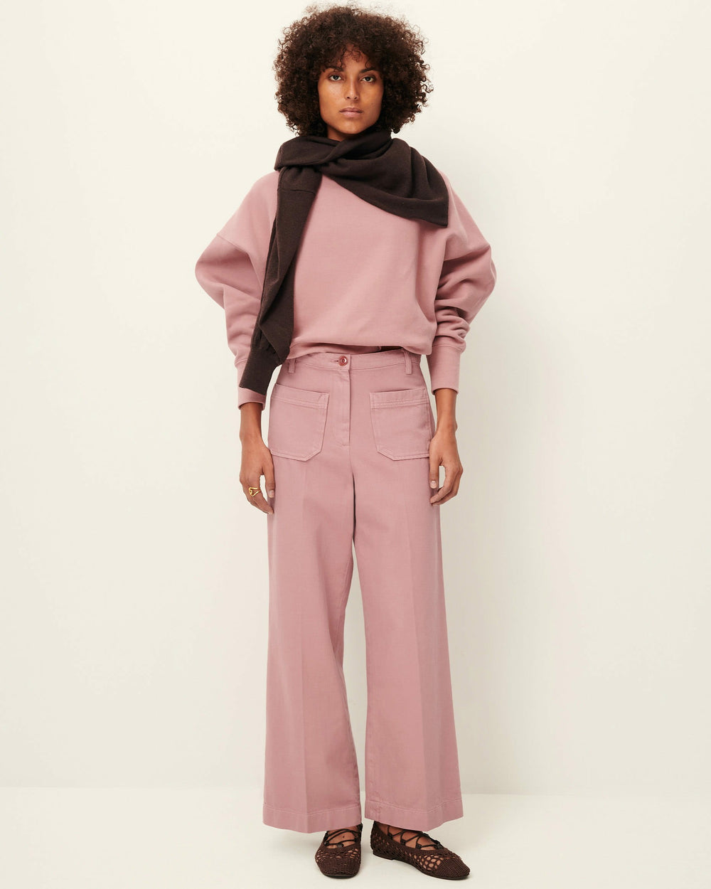 Women ALDRICKS Bois de Rose | Trousers