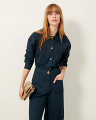 Women NOTTERI Worker Blue | Overshirt