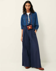 Women RIDYE Bleu de Chine | Trousers