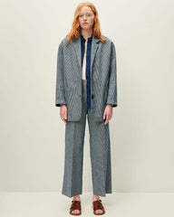 Women TRANI Coutil Blue | Jacket