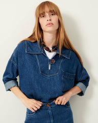 Women VERONE Denim Blue | Jacket