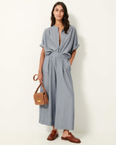 Women ISLA MIMIMA Chambray Blue | Pants