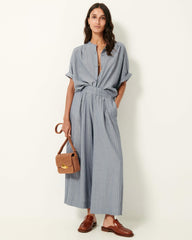 Women ISLA MIMIMA Chambray Blue | Pants