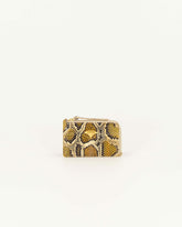 Women LUZI Purse Yellow Python | Card holder