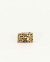 Women LUZI Purse Yellow Python | Card holder
