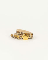 Women DIVILUZ Yellow Python | Belt