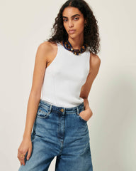 Women LORO Optical White | Tank top