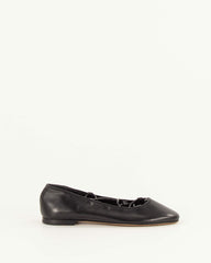 Women PINA Black Leather | Ballerina