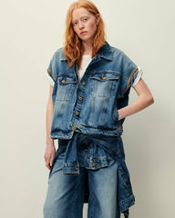 Women BRANDO Vintage Blue | Jacket