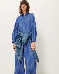 Women PROVENCIA Office Blue | Pants