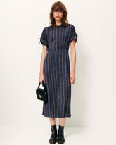Women NOLONG Navy Plumikat | Dress