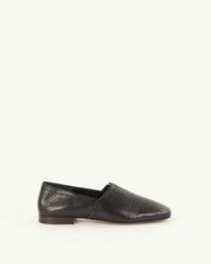 Women CEZA Black Leather | Slippers