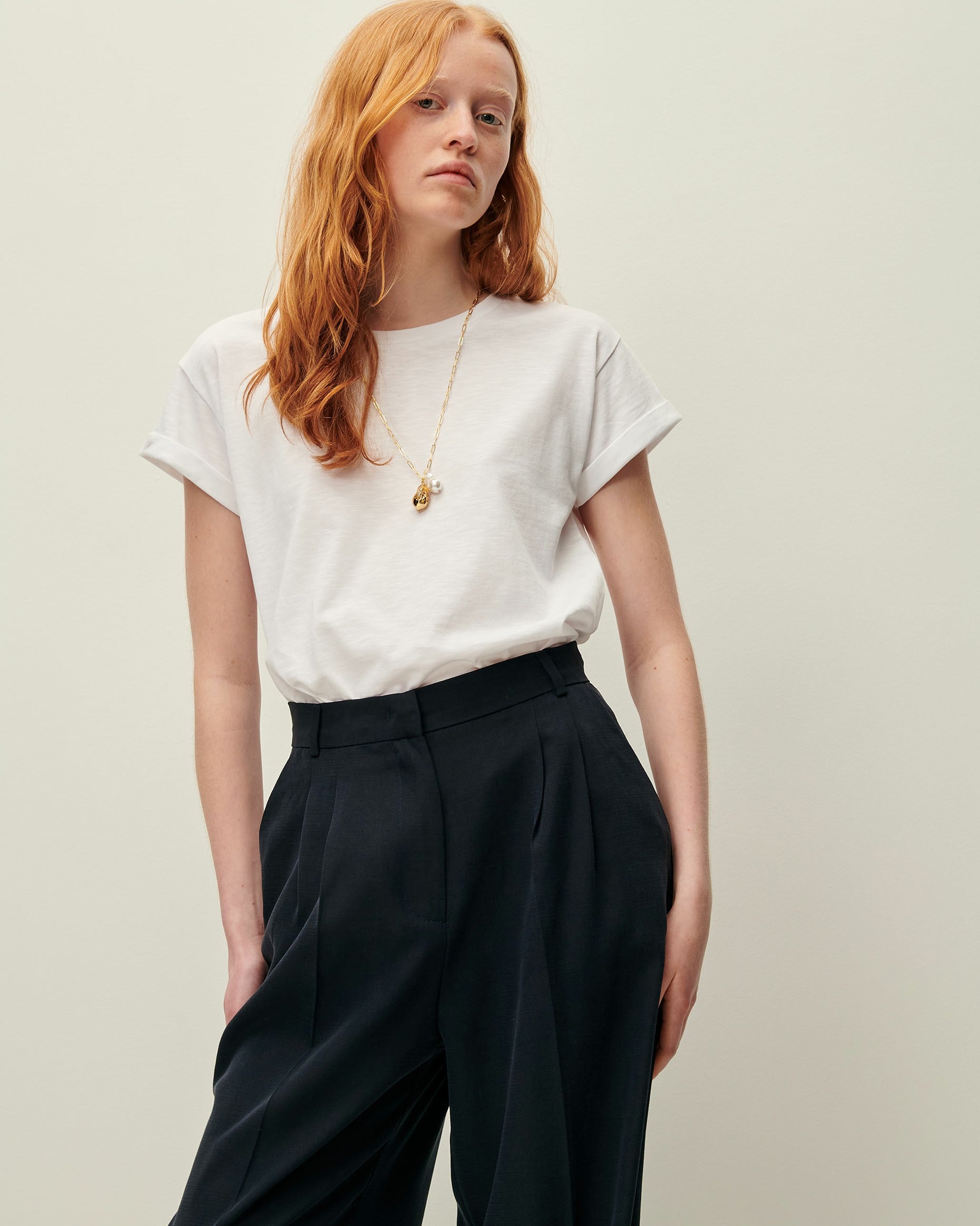 Women ALBANO Optical white | T-shirt | SESSÙN Official Website