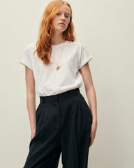 Women ALBANO Optical white | T-shirt | SESSÙN Official Website