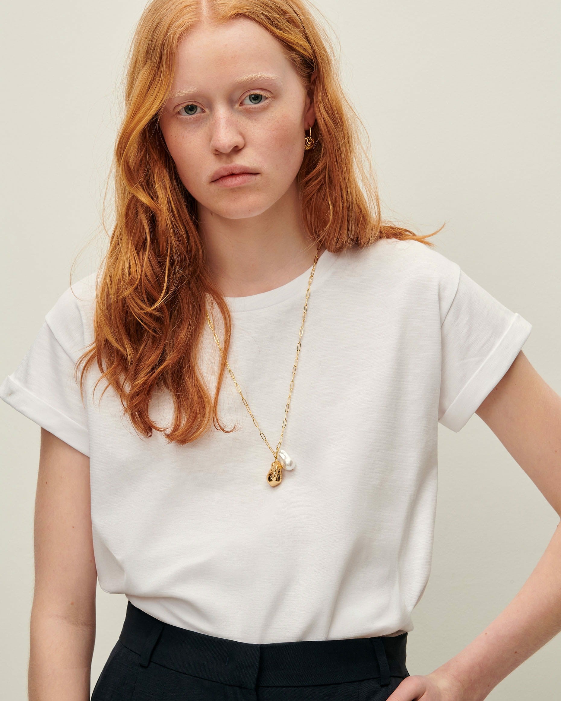 Women ALBANO Optical white | T-shirt | SESSÙN Official Website