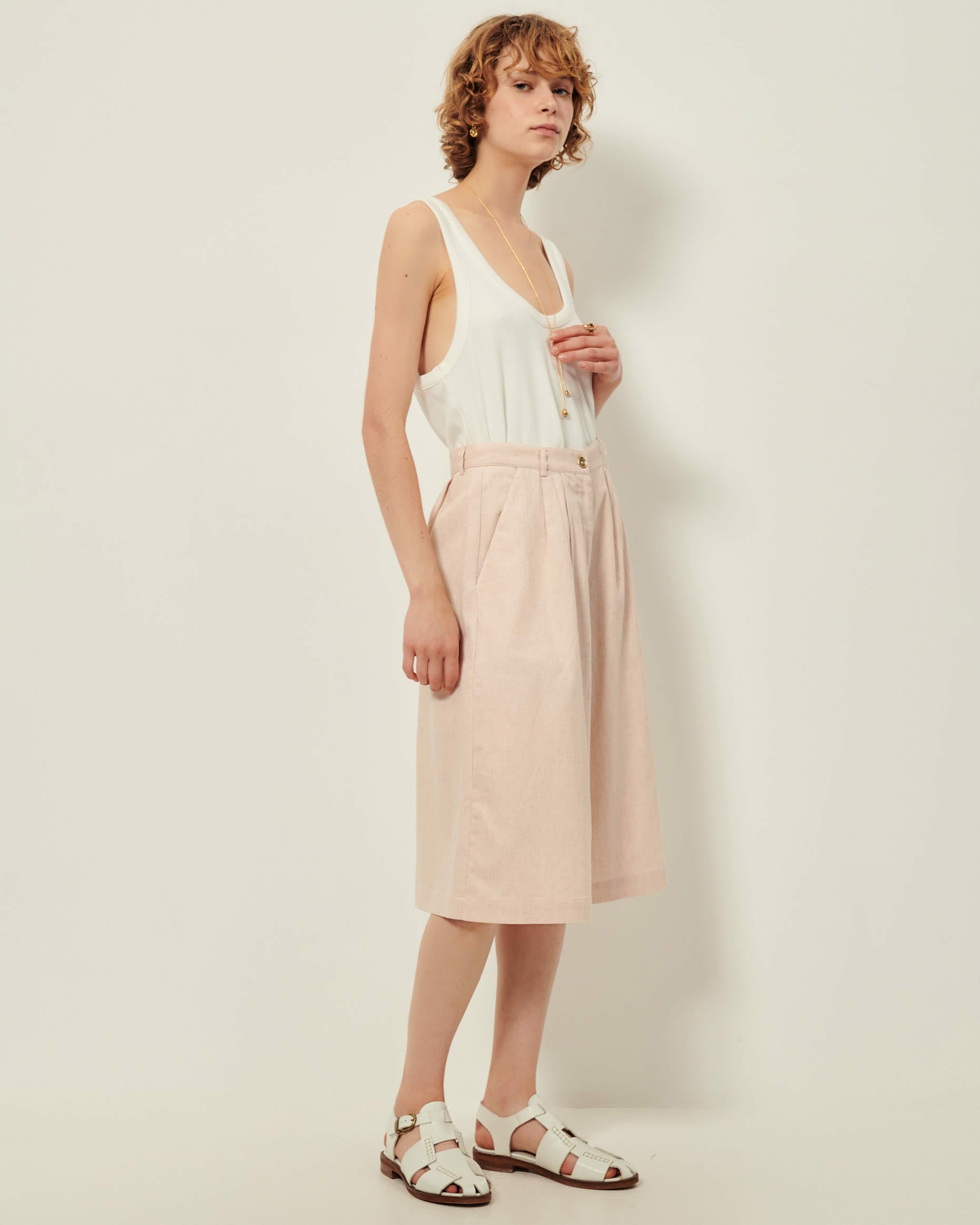 Women ELIOR Rosewater | Pant-skirt | SESSÙN Official Website
