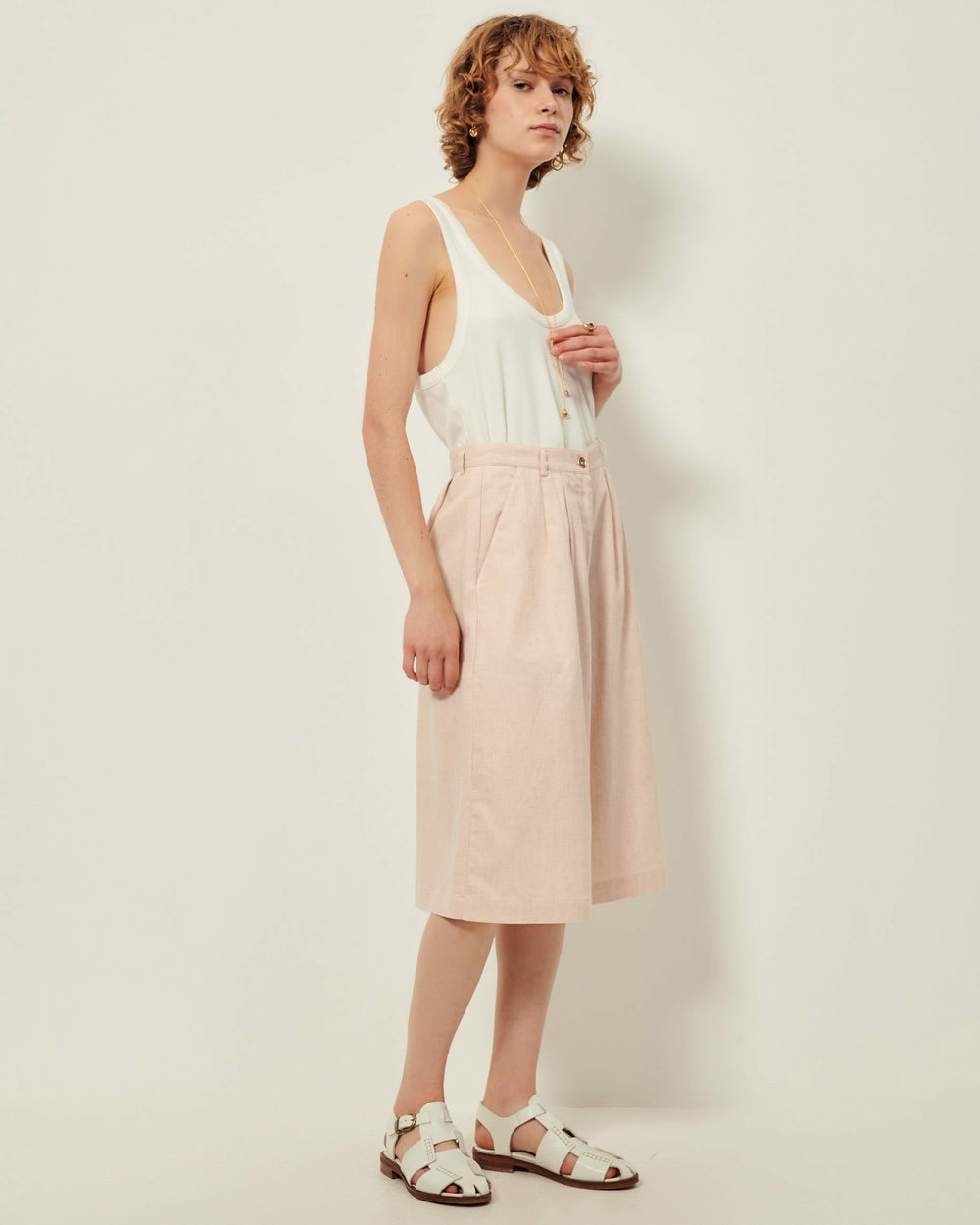 Women ELIOR Rosewater | Pant-skirt | SESSÙN Official Website