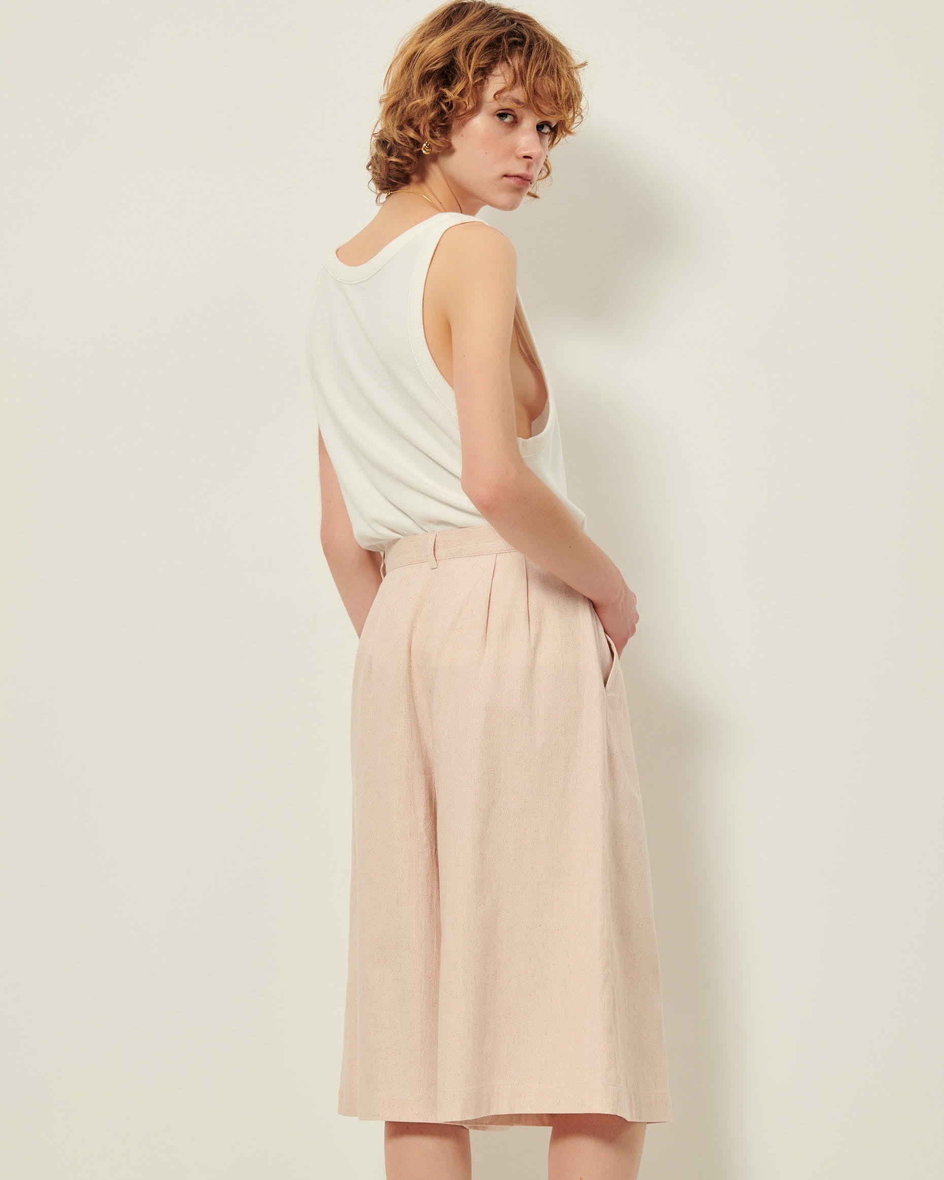Women ELIOR Rosewater | Pant-skirt | SESSÙN Official Website