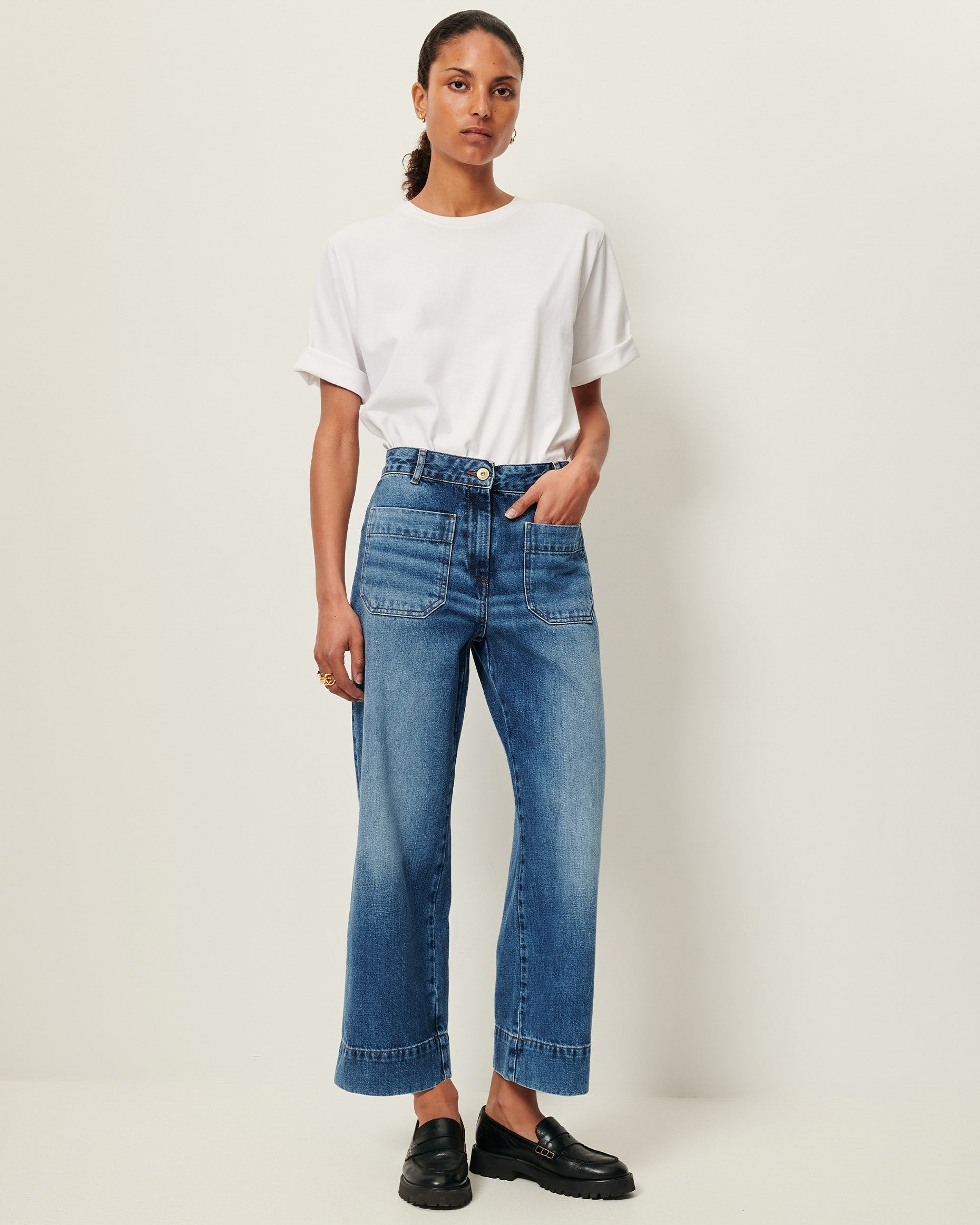 Women SEAKEY O Vintage Blue | Jeans