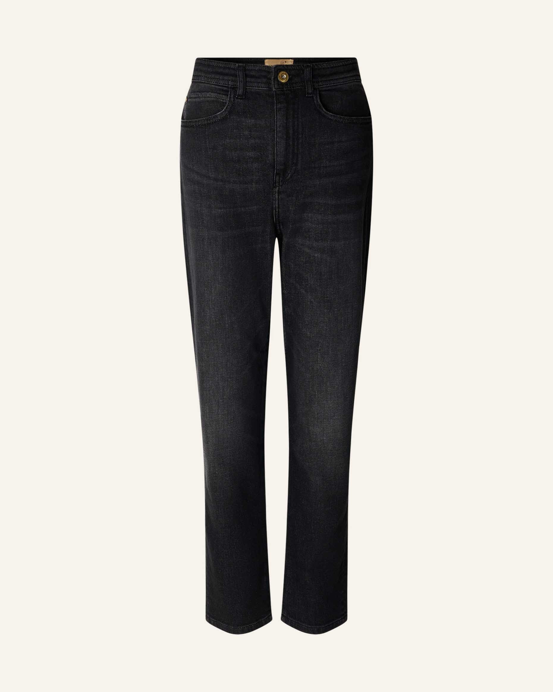 Women MOMON O Brocken Black | Jeans