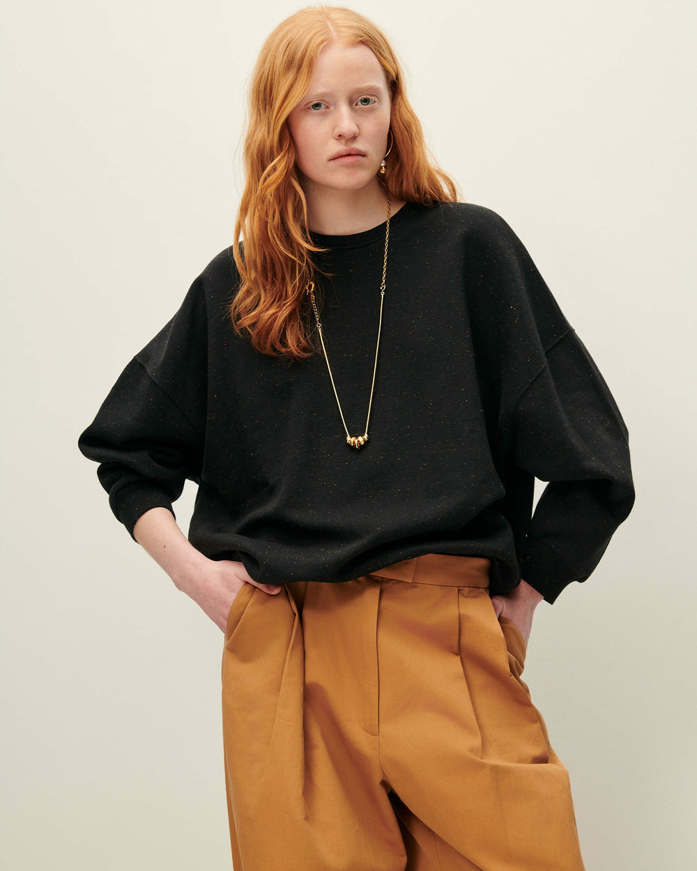 Women CHEBBI Black granit | Sweater