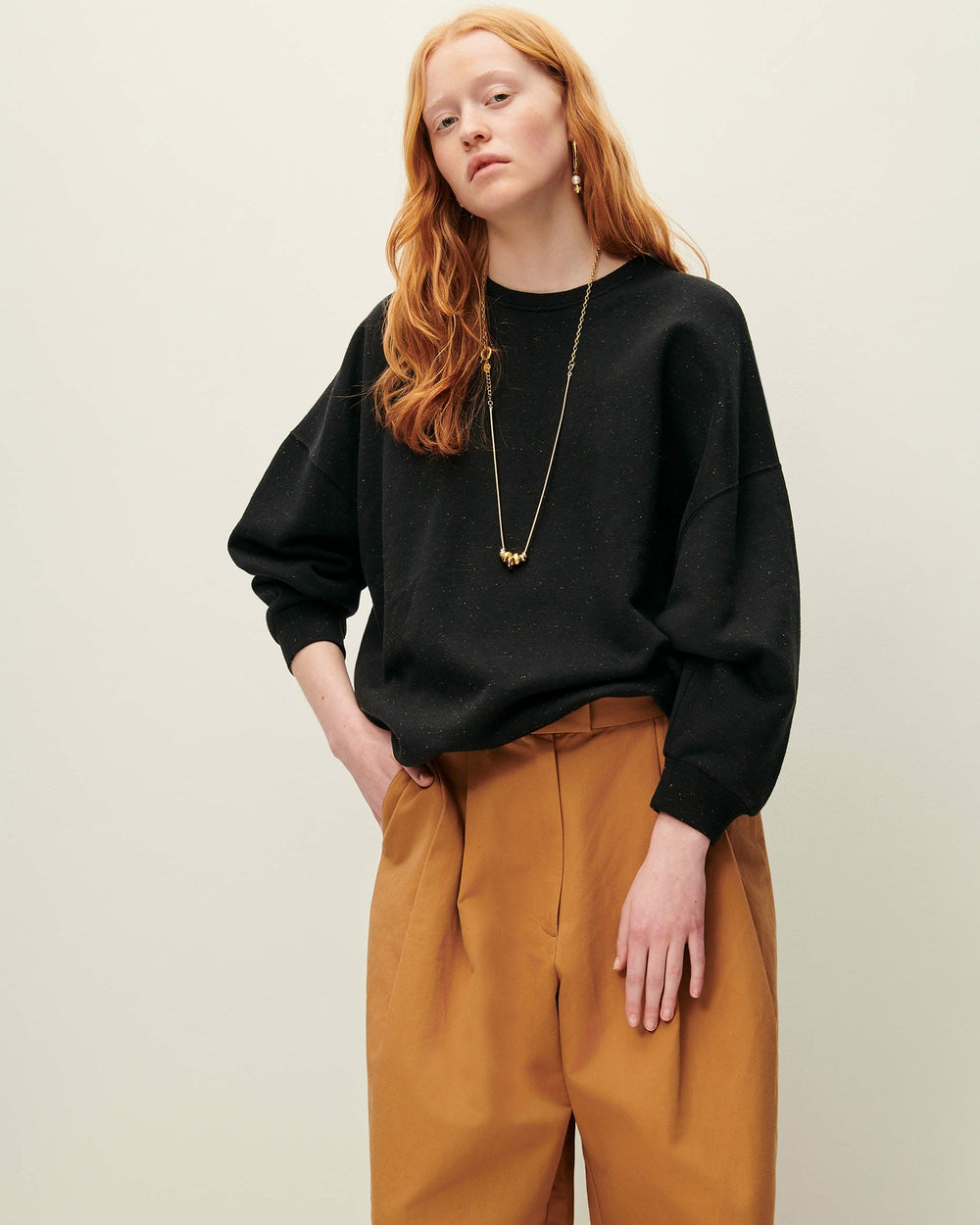 Women CHEBBI Black granit | Sweater