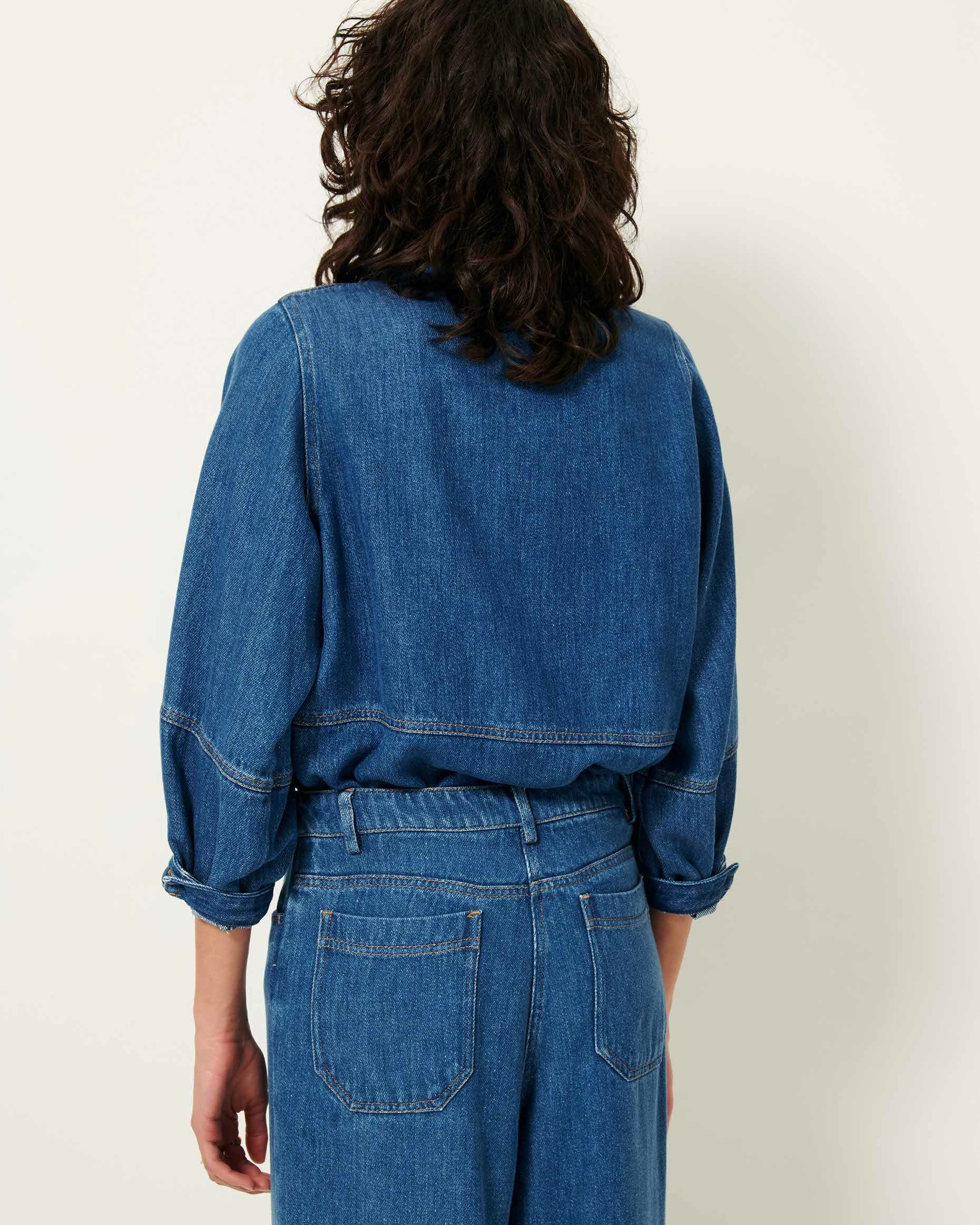 Women LEONE Denim Blue | Overshirt