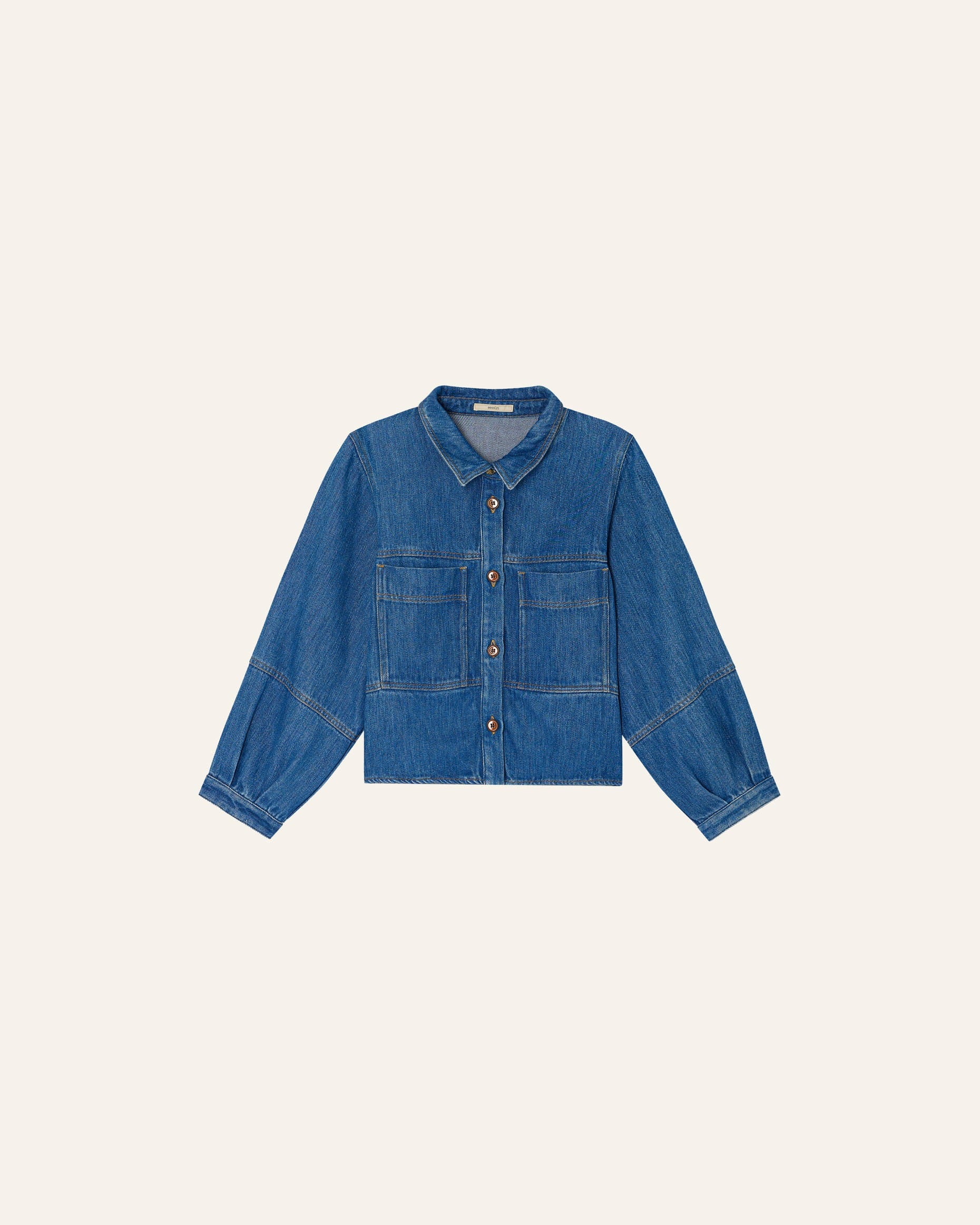 Women LEONE Denim Blue | Overshirt