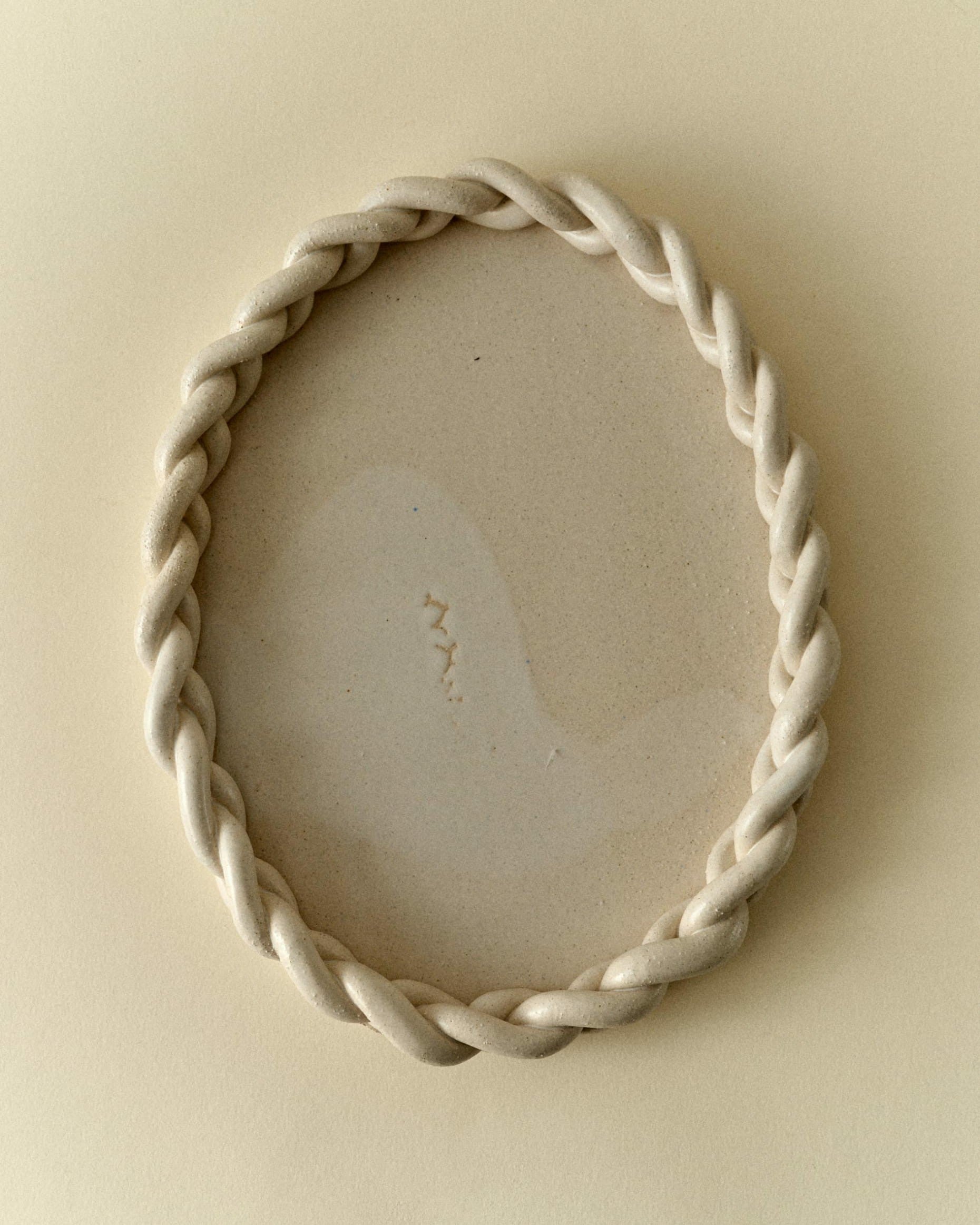 Women Tressé large model | Oval dish