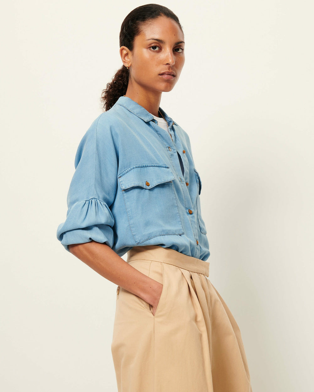 Women BOTANIA Provencial Blue | Shirt