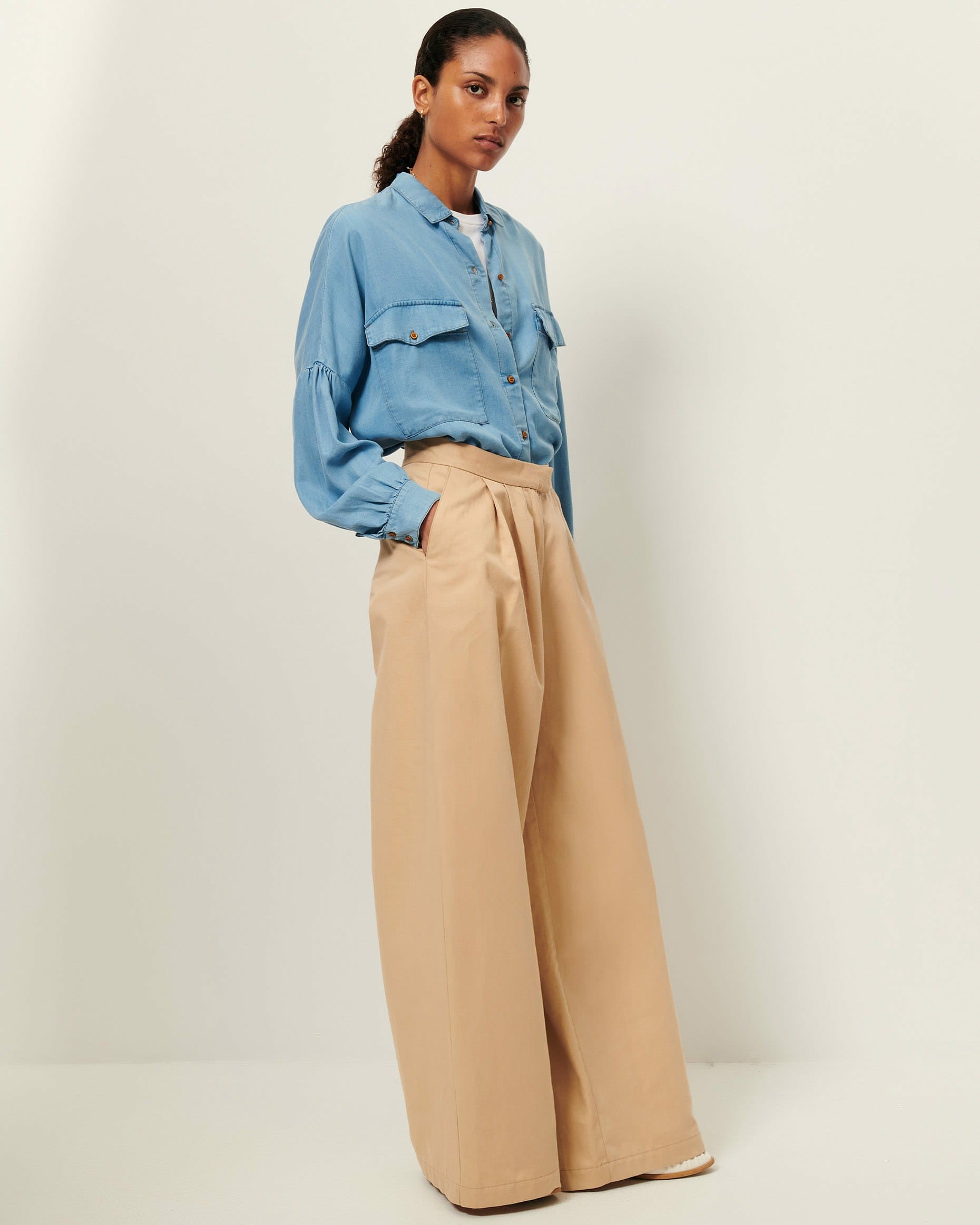 Women BOTANIA Provencial Blue | Shirt