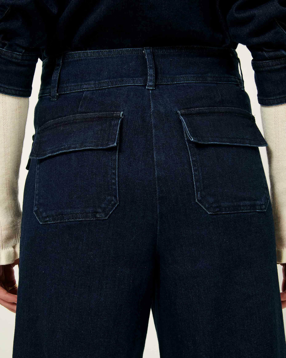 Women MANHATTAN Denim Blue | Pants