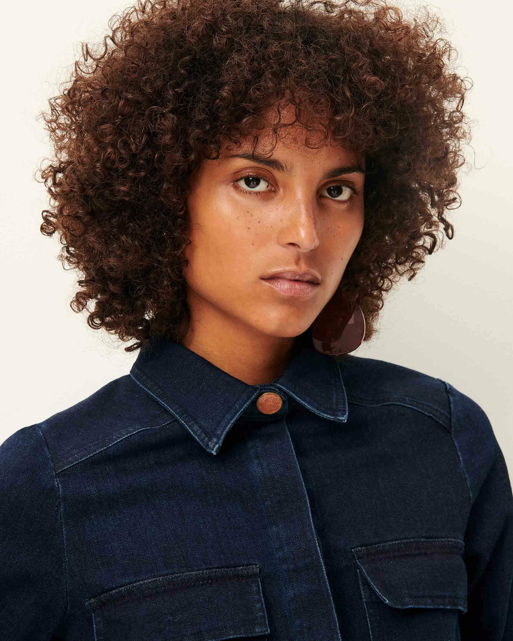 Women GUGGEN Denim Blue | Shirt