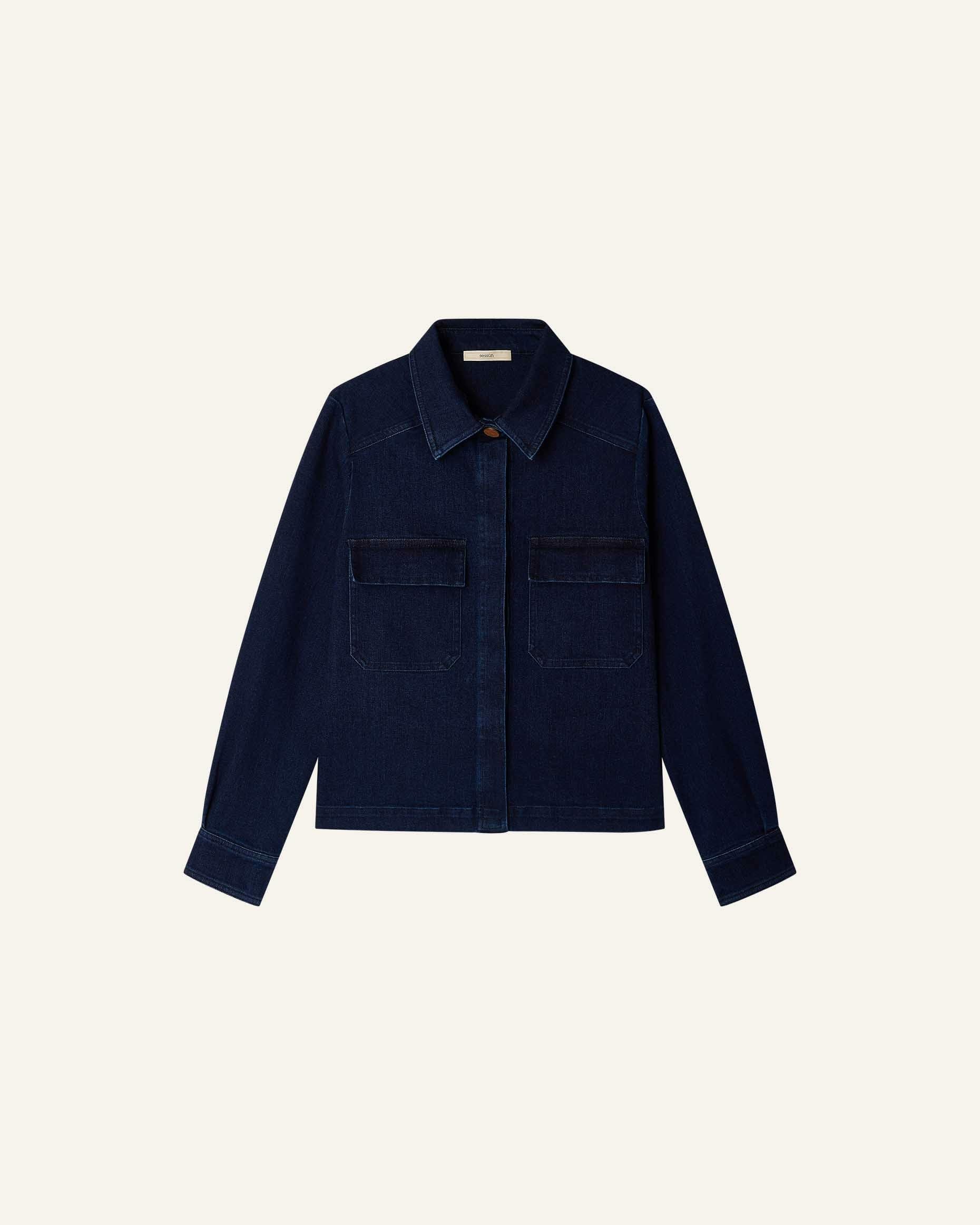 Women GUGGEN Denim Blue | Shirt