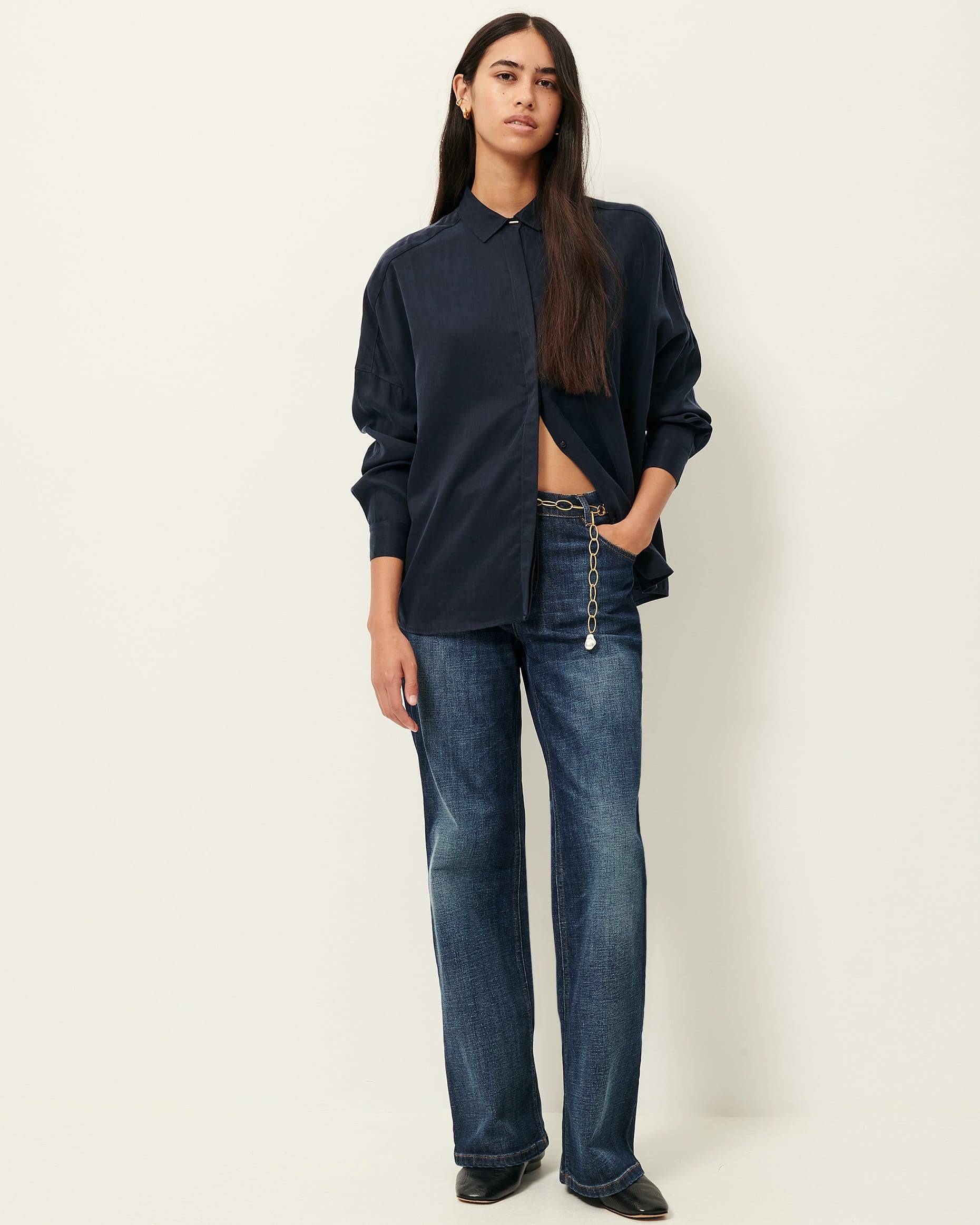 Women LADY D Navy | Shirt