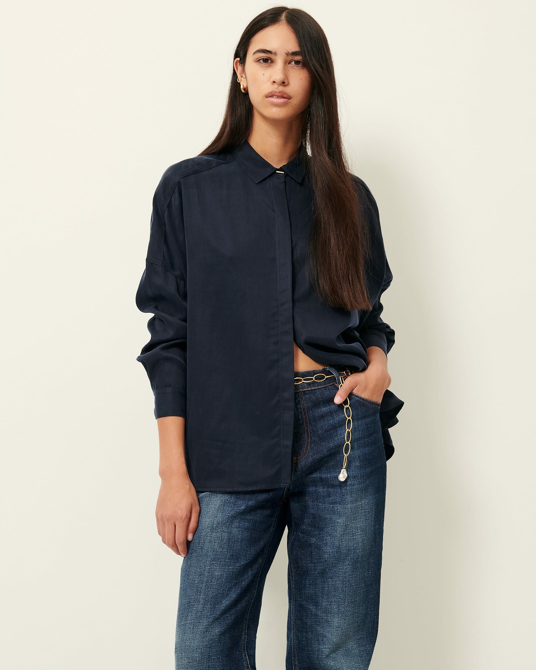 Women LADY D Navy | Shirt