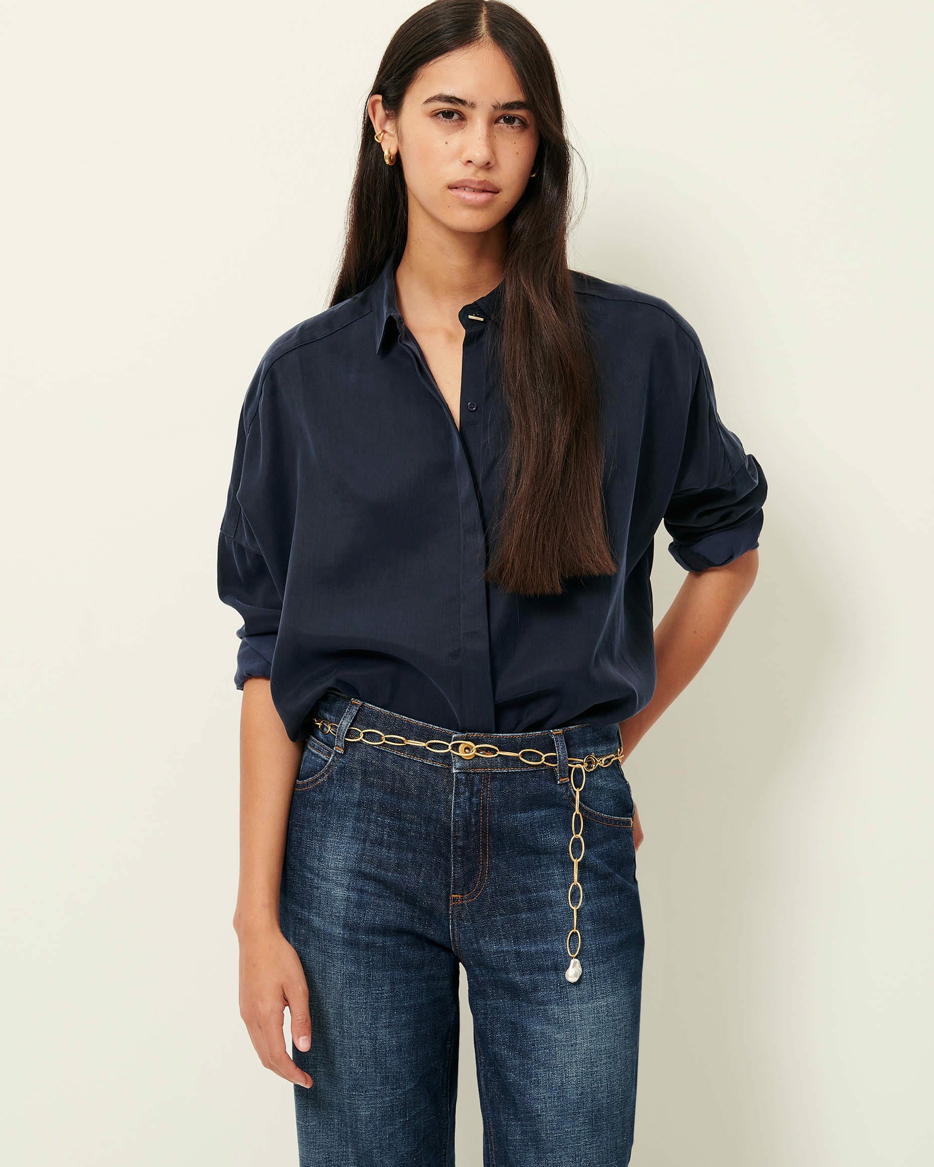 Women LADY D Navy | Shirt
