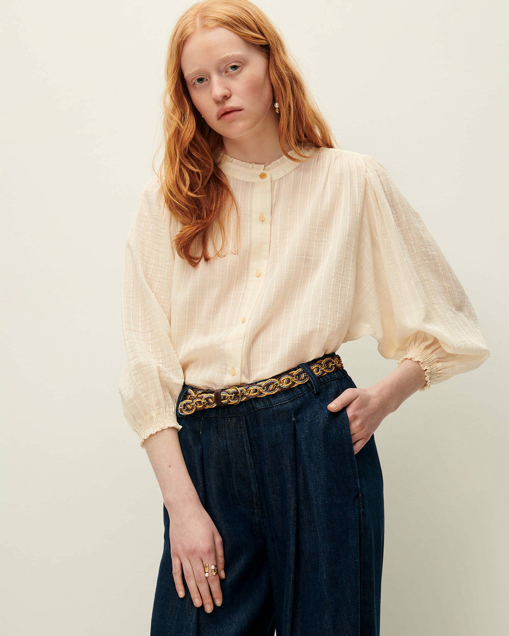 Women AMALIA Fleur de sel | Blouse