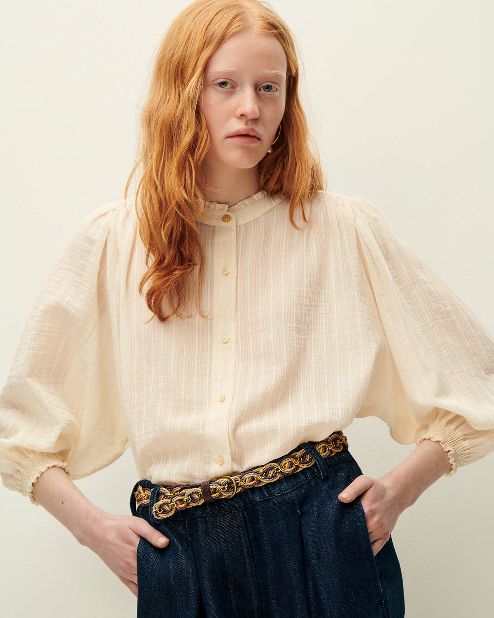Women AMALIA Fleur de sel | Blouse