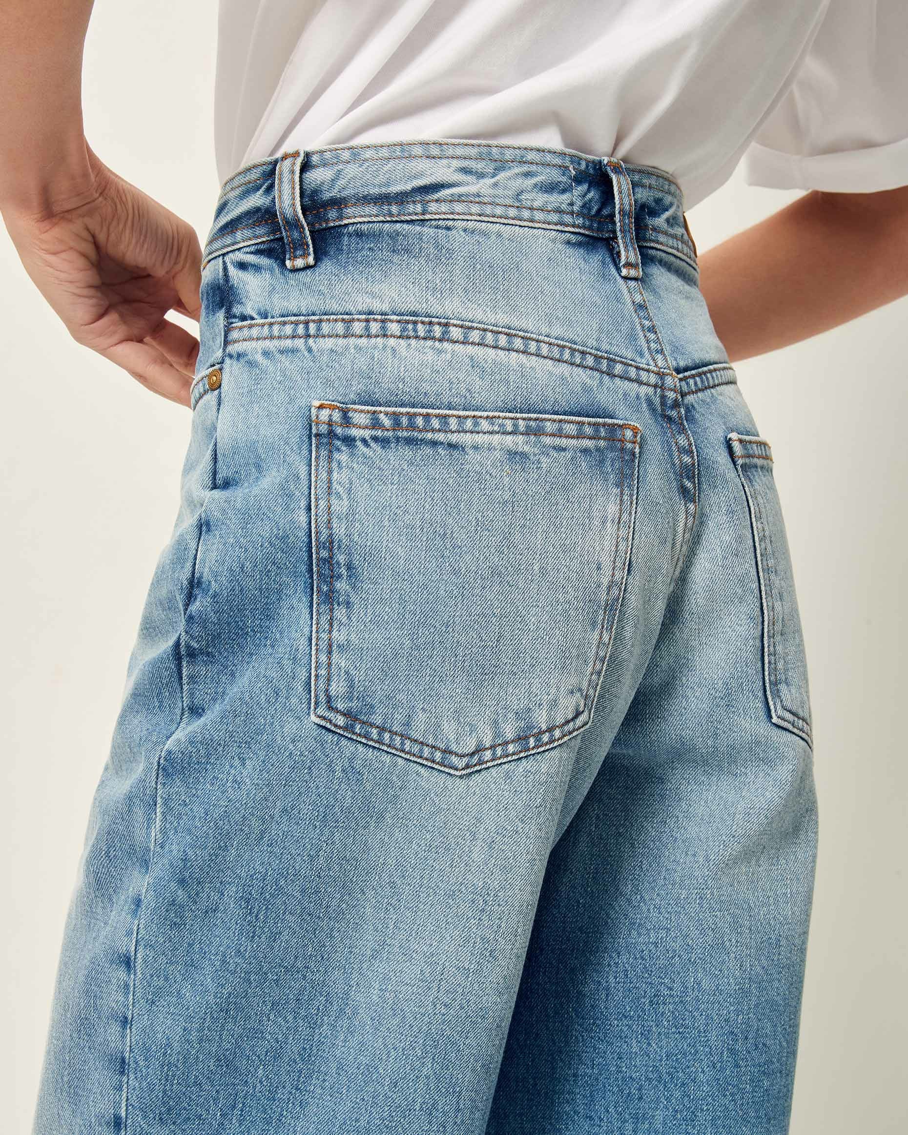Women BAGGOU Astral Blue | Jeans