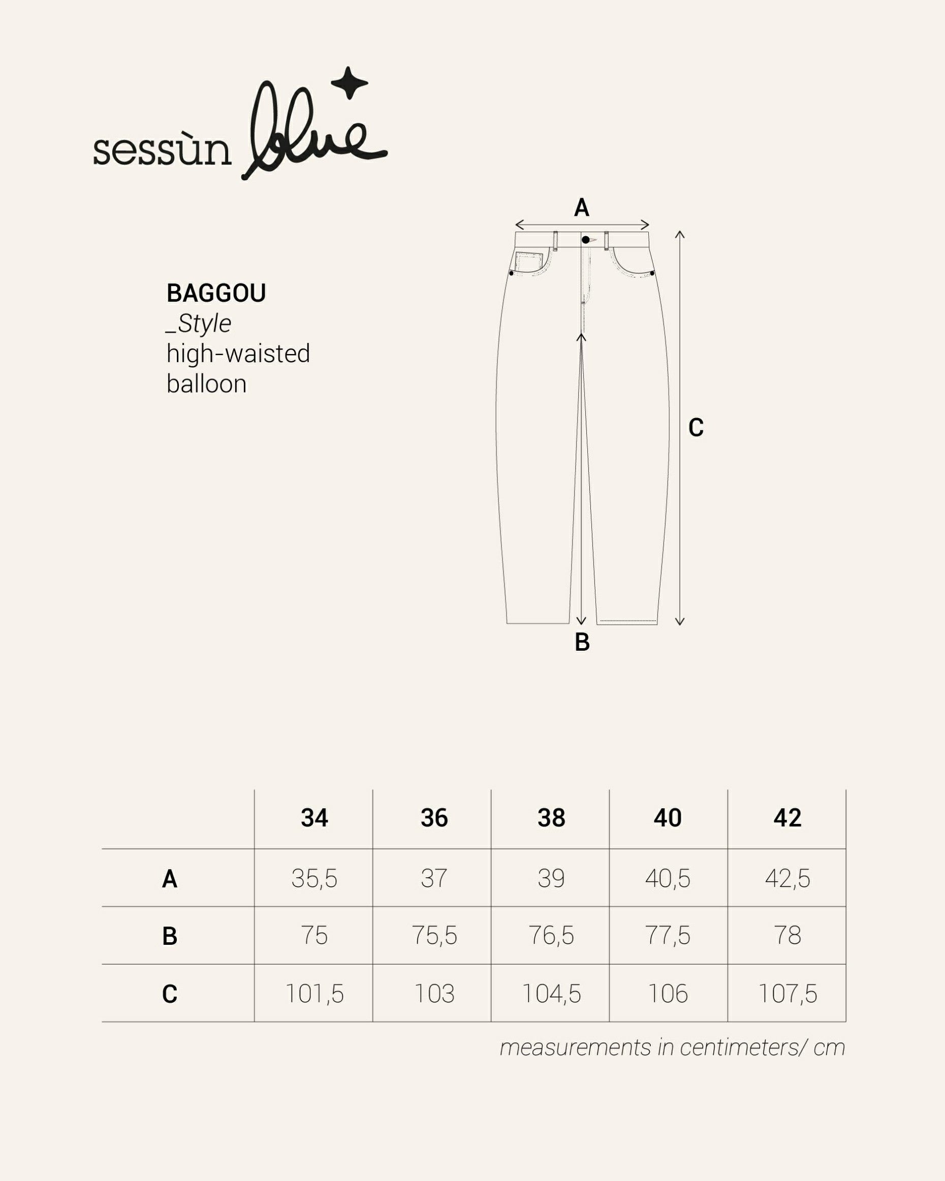 Women BAGGOU Astral Blue | Jeans